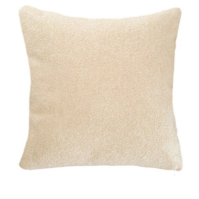 Beige Boucle 24x24 Indoor Outdoor Pillow