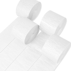 PartyWoo Crepe Paper Streamers 4 Rolls , (1.8 Inch x 82 Ft/Roll) - 1 of 1