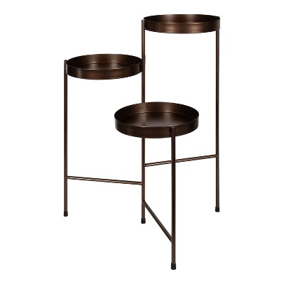 Kate And Laurel Finn Plant Stand, Bronze : Target