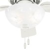 Hunter 44" Swanson Ceiling Fan Lighted Fresh White Finish with 5 Blades and Integrated LED Light Kit for Indoor Use - 2 of 4