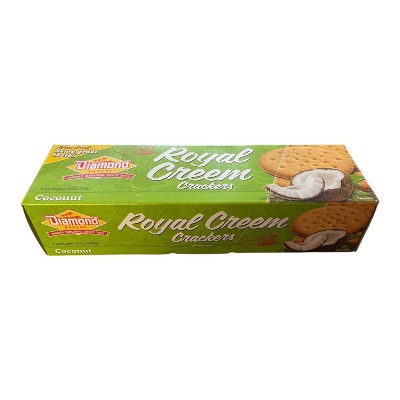 Diamond Bakery Coconut Royal Creem Crackers - 8oz
