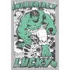 Juniors Womens Marvel Hulk St. Patrick's Day Comic Incredibly Lucky T-Shirt - 2 of 4