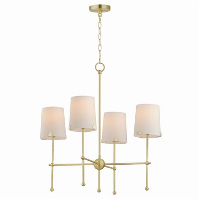 Maxim Lighting Huntington 4 - Light Chandelier in  Satin Brass