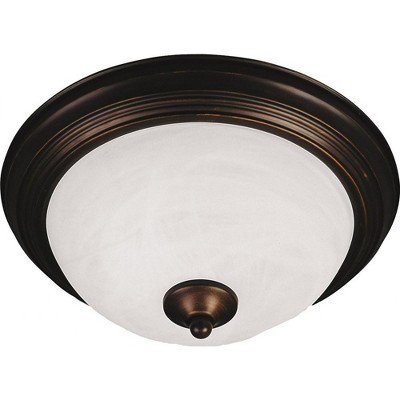Maxim Lighting Essentials - 583x 2 - Light Flush Mount in  Oil Rubbed Bronze