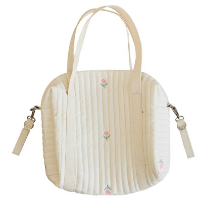 MyKids-Usa Baby Embroidered Pattern Solid Color Storage Mommy Hanging Bag