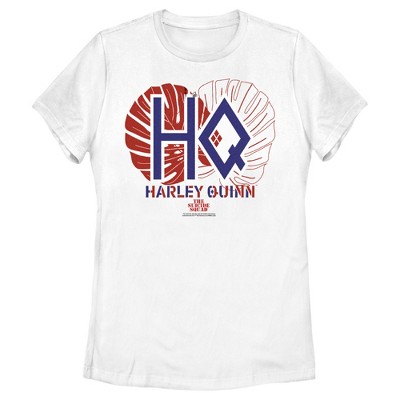 Women's The Suicide Squad Harley Quinn Leaf Logo T-Shirt