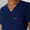 Members Only Siena V-Neck Scrub Top for Women With Double Chest And Waist Pockets - 3 of 4