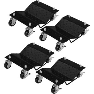 Car Dolly Set, 360° Rotating Anti-Skid Wheels, 1500LBS Capacity Wheel Dolly, Manganese Steel Construction, Antiskid Plate Design - 1 of 4
