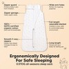 2-Pack Snooze Baby Sleep Sacks, Organic Cotton Wearable Blanket, Soft  Toddler Sleeping Bag, Smooth Zipper - 2 of 4