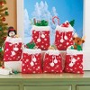 Collections Etc Snowflake Treat Bag Set Of 6 - 2 of 3