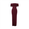 Clotth Women's Off-Shoulder Maxi Dress - Off The Shoulder Ruched Neckline, Backless Cutout, Bodycon Maxi Dress - 2 of 4