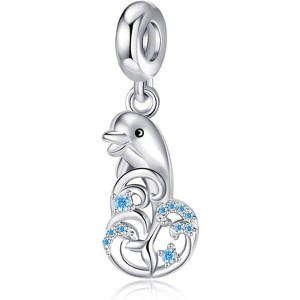 Sterling Silver Hummingbird Dragonfly Ladybug Charm Set, Dainty Jewelry Gift for Women for Bracelets and Necklaces - 1 of 4