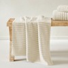 Luxury Cotton Ribbed Texture Towel Set - Great Bay Home. - 3 of 4