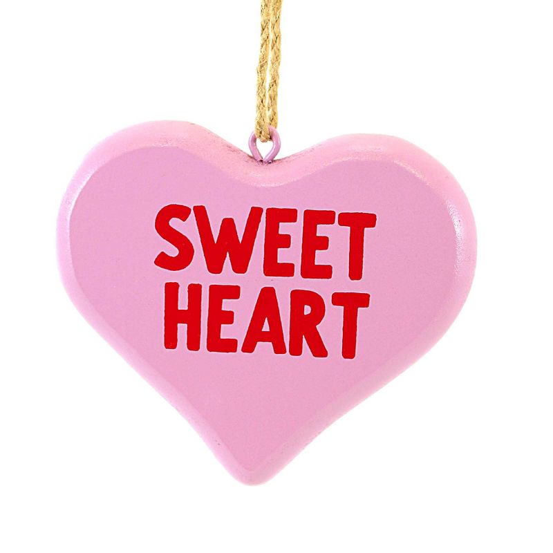 Ganz 5.75 In Candy Heart Wall Decor Valentine's Day Love Kiss Figurines, 1 of 4