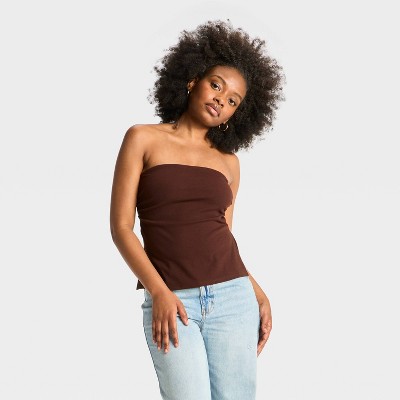 Women's Slit Hem Tube Top - Wild Fable™