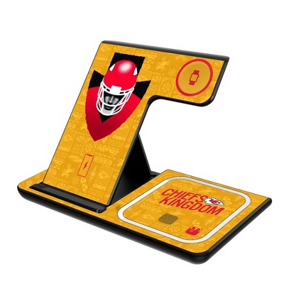 Keyscaper Kansas City Chiefs 2024 Edition 15-Watt 3 in 1 Charging Station