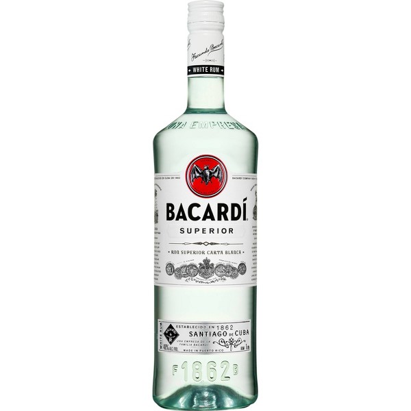 Bacardí Superior White Rum 1 L bottle