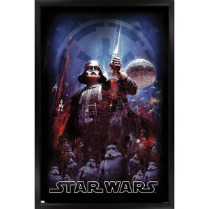 Trends International Star Wars: Empire Strikes Back - Empire Illustration Framed Wall Poster Prints - 1 of 4