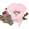 Valentine Goose Coquette - Women's Short Sleeve Graphic T-Shirt - 2 of 4