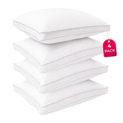 Medium Density Gusset Pillows, Set of 2 by Blue Nile Mills