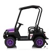 TopComfy Baby Walkers XL Kids Ride On Truck Big Seat Removable Four Wheel Suspension Kids Toy Four Seats for Kids, Purple, 46.46"*25.98"*14.57" - 3 of 4