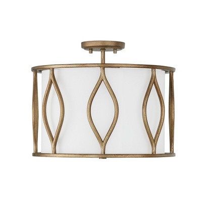 Capital Lighting Cohen 3 - Light Semi-Flush Mount in  Mystic Luster