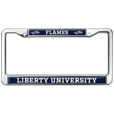 Liberty University Flames Full Size Standard License Plate Metal Frame