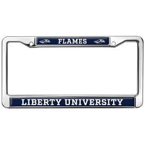 Liberty University Flames Full Size Standard License Plate Metal Frame - 1 of 4