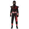 Whizmax Boys Costume for Kids- Halloween Dress Up Party, Muscle Costume with Ninja Foam Accessories Toys,S - 2 of 4