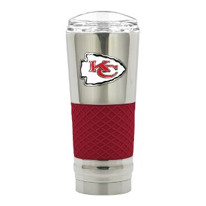 NFL Kansas City Chiefs 24oz Draft Tumbler with Chrome Finish - 1 of 2