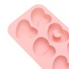 Unique Bargains Candy Moulds 6-Cavity Heart Shape Variations Candy Mould Hand Wash 6.93"x4.06"x0.98" 1 Pc - 4 of 4