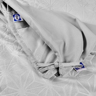 Gray 48"x72" Cooling Weighted Blanket with Removable Cover