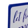 Northlight 12" Metal Patriotic "Let Freedom Ring" Wall Sign with Truck - 4 of 4