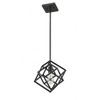 Z-Lite Euclid 1 - Light Pendant in  Matte Black - 3 of 4