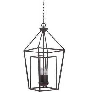 Craftmade Lighting Hudson 4 - Light Chandelier in  Oiled Bronze - 1 of 2