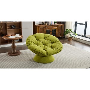 Cesicia Green Accent Chair Oversized 360 Swivel Swivel for Living Room Bedroom - 1 of 4