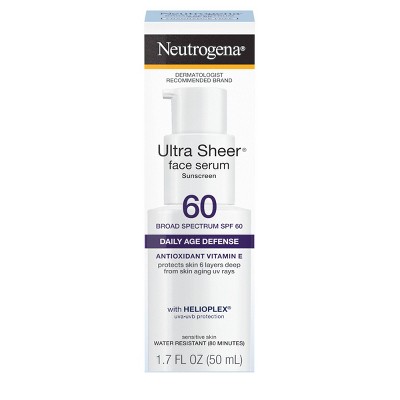 Neutrogena Ultra Sheer Moisturizing Face Sunscreen Serum - SPF 60+ - 1.7 fl oz_7