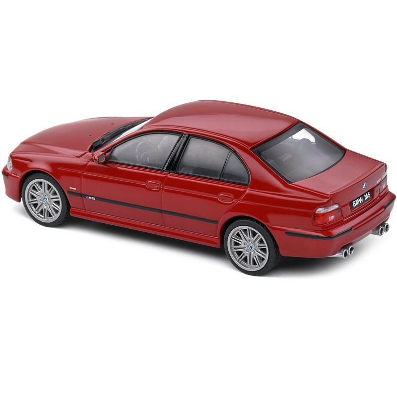 2003 BMW E39 M5 Imola Red 1/43 Diecast Model Car by Solido, 5 of 6