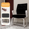 Okak Minimalist Home Office Desk Chair, Upholstered Computer Chair with Metal Frame and Armrest, Comfy Chair for Home, Office - 4 of 4