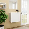 22" Floating Bathroom Vanity with Ceramic Sink, Soft-Close Doors – Compact for Small Bathrooms, Modern Design - 3 of 4