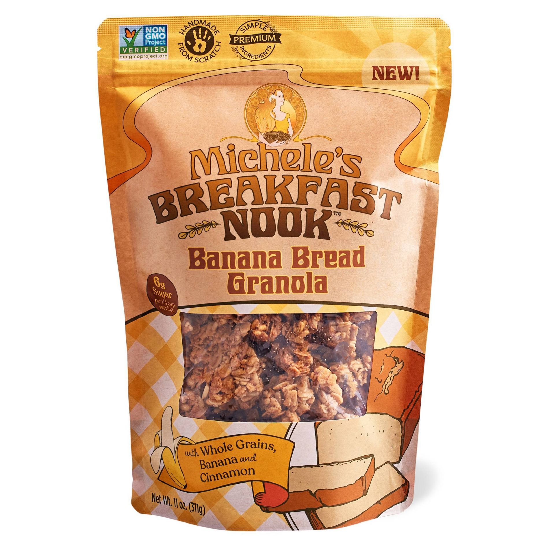 Michele's Breakfast Nook Banana Bread Granola - 11oz