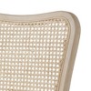 Maven Lane Vera Wooden Dining Chair with Fabric Upholstery, Set/2 - 3 of 4