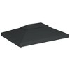 vidaXL Gazebo Top Cover Anthracite Polyester with PVC coating - 2 of 2