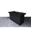 25" H x 42" W Fiber Reinforced Concrete Outdoor Fire Pit Table with Push-Button Ignition and Cover - 3 of 4