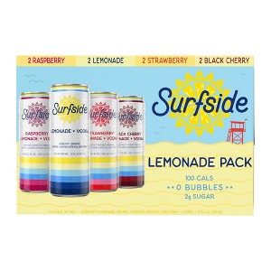 Surfside Lemonade Variety - 8pk/355ml Cans - 1 of 4
