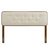 Modway Collins Tufted Twin Fabric and Wood Headboard - 2 of 4