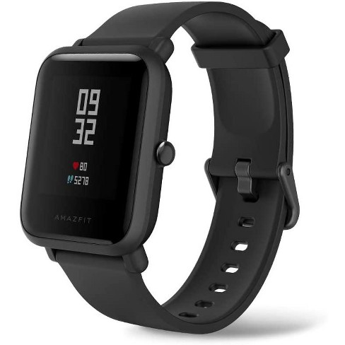 Amazfit Bip Lite By Huami With 24 7 Heart Rate Monitoring Sports Modes With Connected Gps Reminders And Notifications Black Target