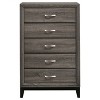 NicBex 5-Drawer Dresser Rich Wood Grain Storage Chest with Smooth Glide Drawers, Classic Rectangular Design for Bedroom/Living Room Organization - 3 of 4