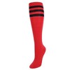 CTM Women's Julietta Fashion Knee-High Striped Socks (1 Pair) - 4 of 4