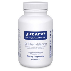 Pure Encapsulations DL-Phenylalanine - Amino Acid Supplement for Memory and Focus, Joints, Muscles, and Cognitive Support* - 90 Capsules - 1 of 4